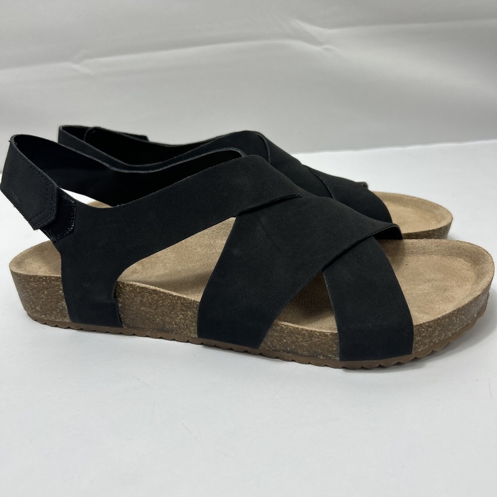 Dr Scholls Women Slingback Cross Strap Luna Woosmoke Sandals Size US 9.5M New